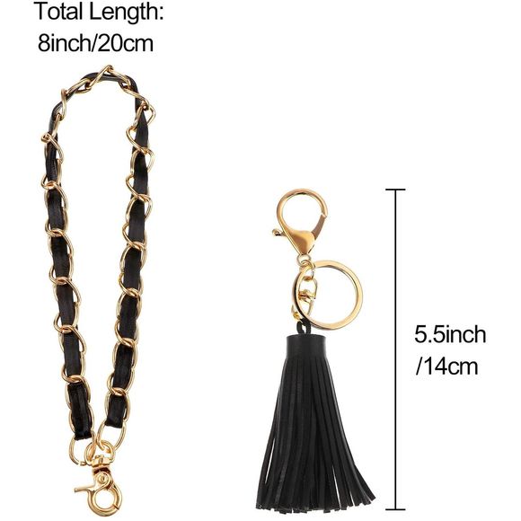 47 Inch Purse Chain Strap Faux Leather - Picture 2 of 6